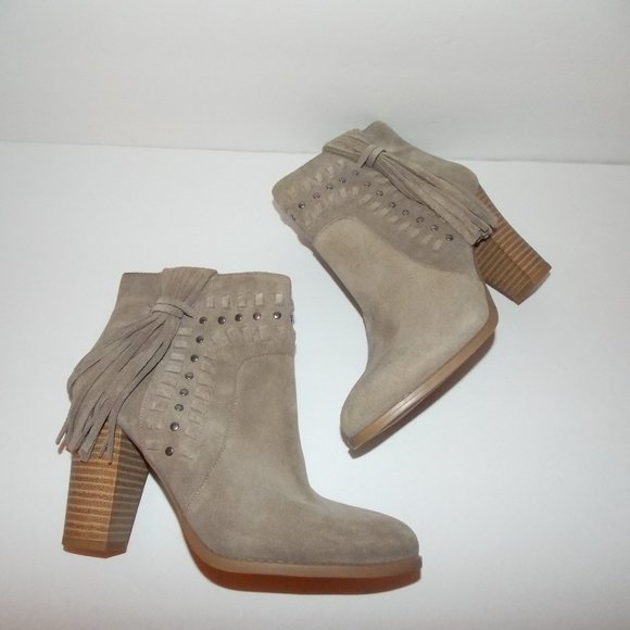 INC International Concepts Shoes - INC JADE leather suede ankle booties size 6.5 M